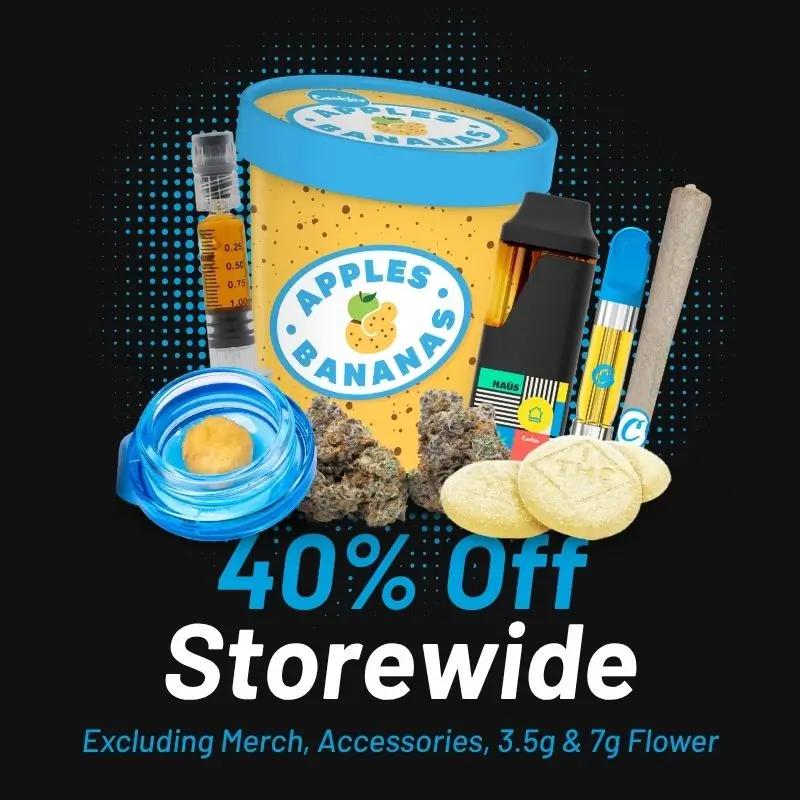 40% Off Storewide at Cookies - Cannabis deal image