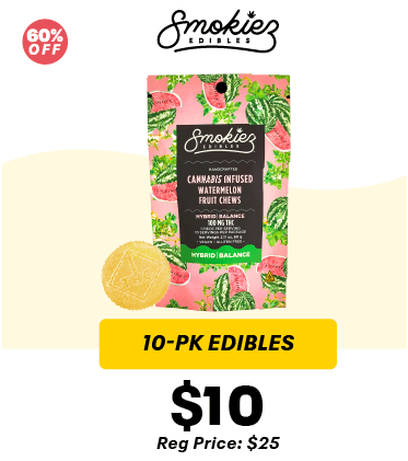60% Off Edibles, $10 for 10-Pack - Cannabis deal image
