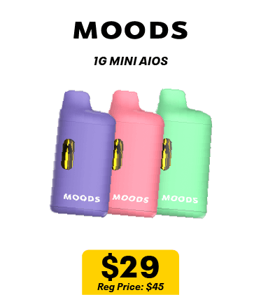 Moods 1G Mini AIOs for $29 - Cannabis deal image