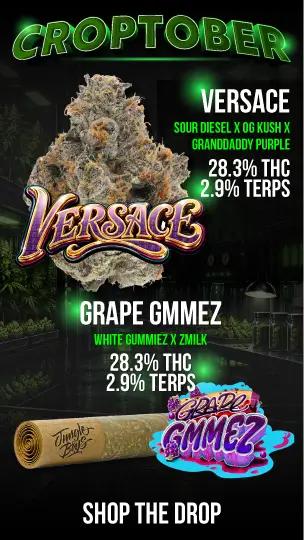 Croptober Versace & Grape GMMEZ Drop - Cannabis deal image
