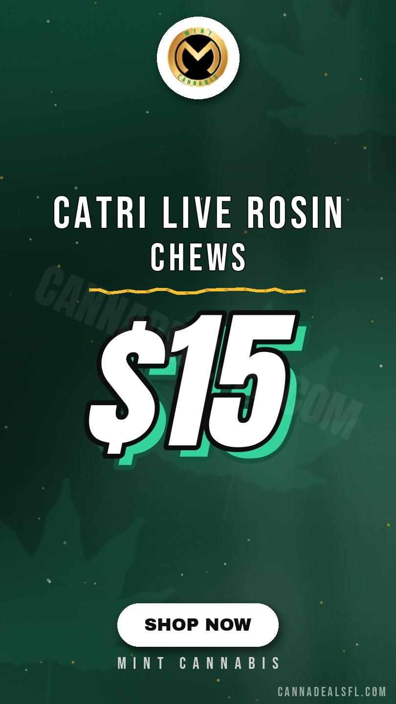 Catri Live Rosin Chews $15 - Cannabis deal image
