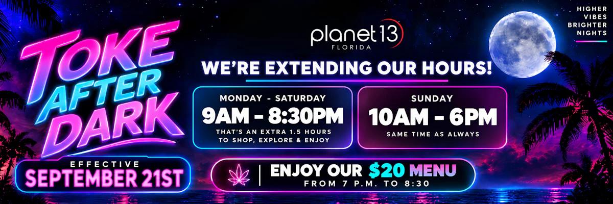 Toke After Dark $20 Menu - Cannabis deal image