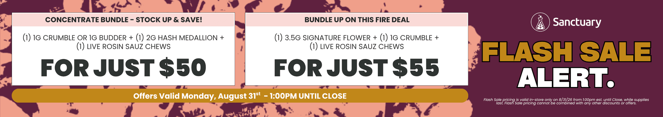 Concentrate & Flower Bundles - Limited Time - Cannabis deal image