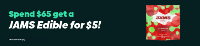 Spend $65 Get a JAMS Edible for $5 - Cannabis deal image