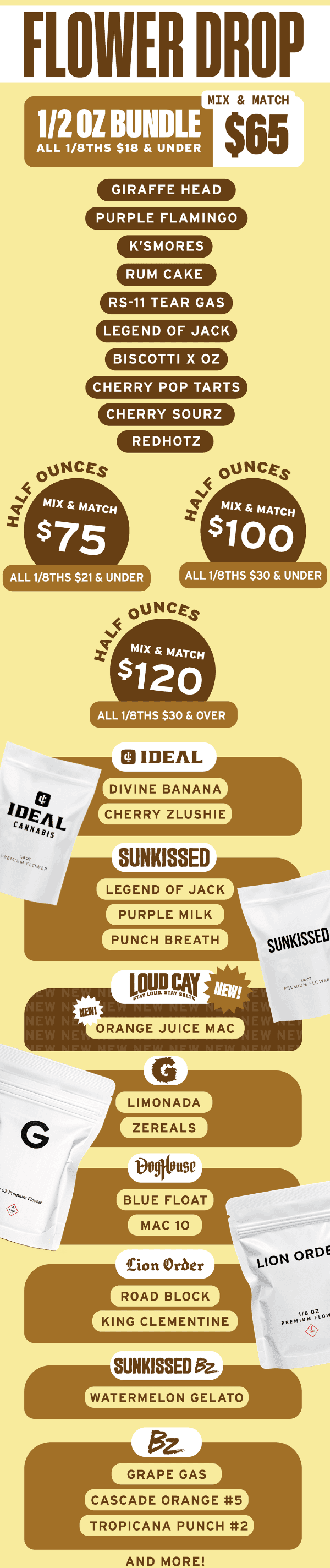 Flower Drop Deals: Mix & Match Bundles - Cannabis deal image