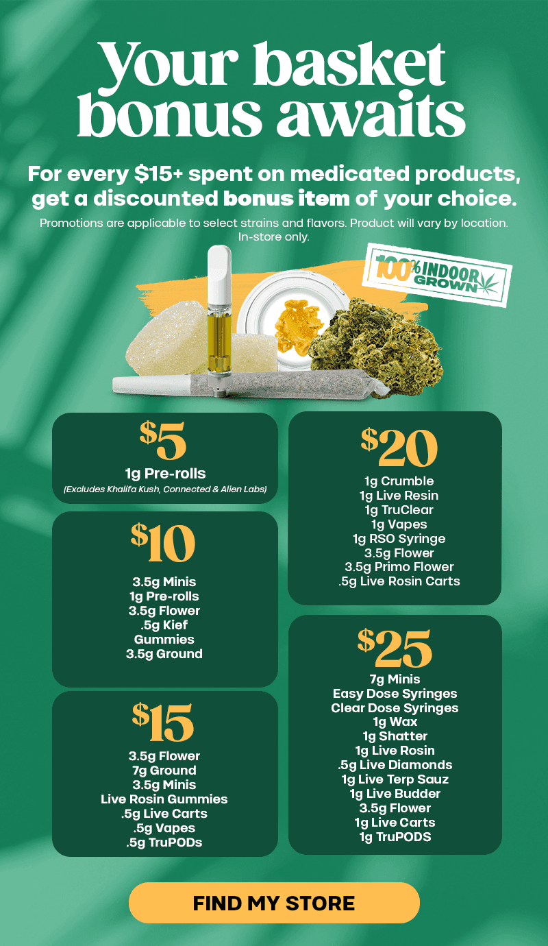 Various Discounts on Cannabis Products - Cannabis deal image