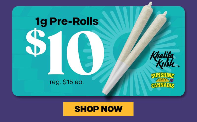 1g Pre-Rolls for $10 - Cannabis deal image