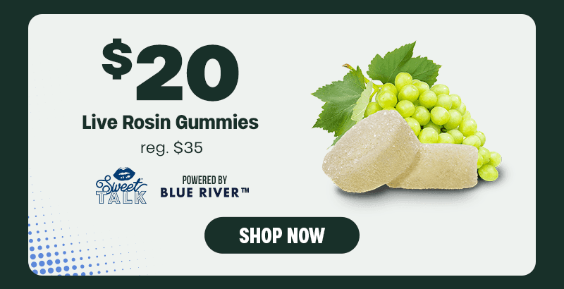 $20 Live Rosin Gummies Deal - Cannabis deal image