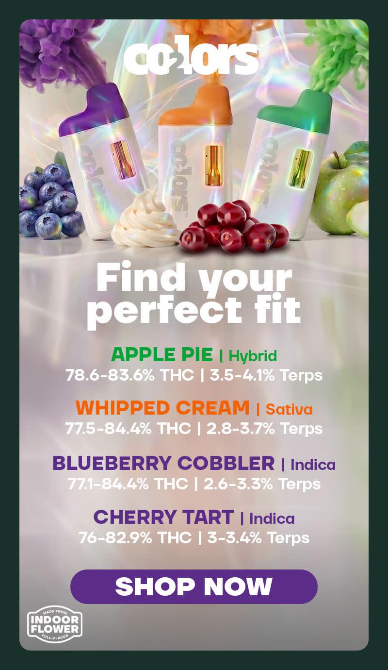 Colors Cannabis Vape Product Showcase - Cannabis deal image