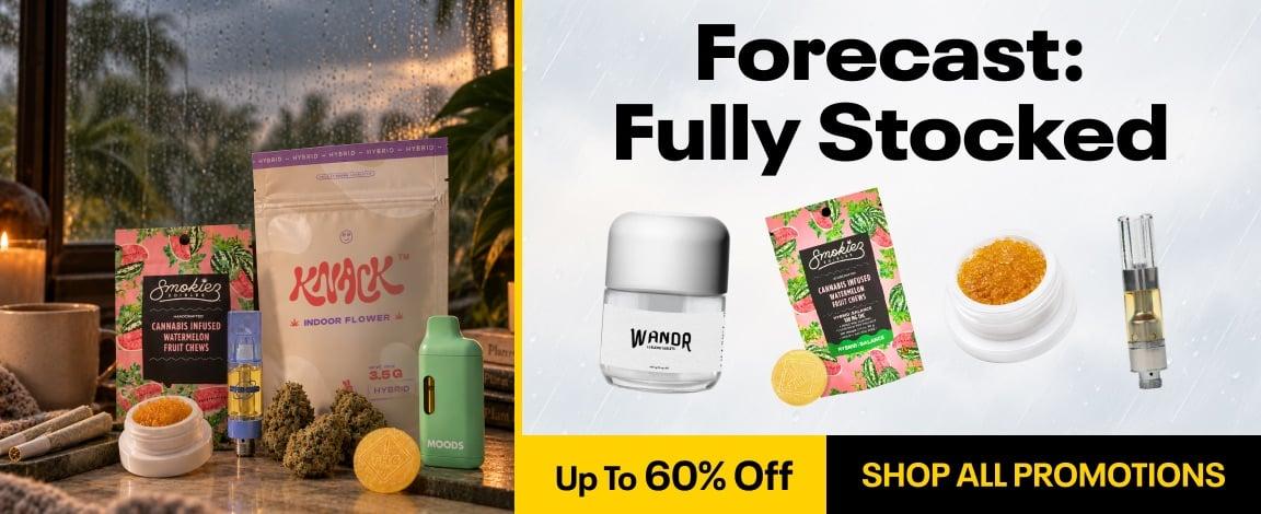 Up To 60% Off Fully Stocked - Cannabis deal image
