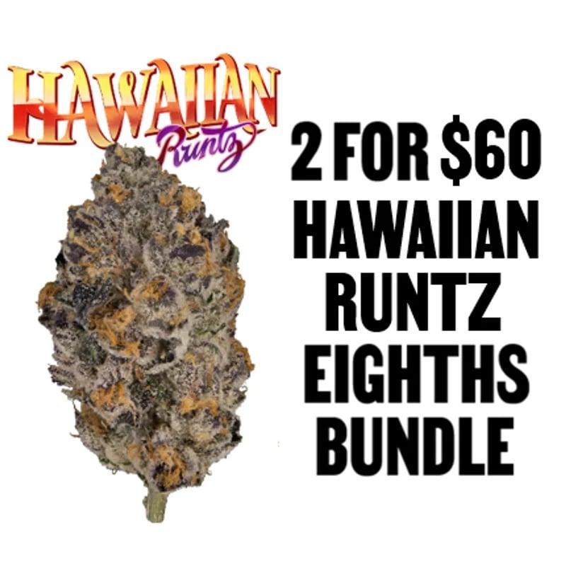 2 for $60 Hawaiian Runtz Eighths Bundle - Cannabis deal image
