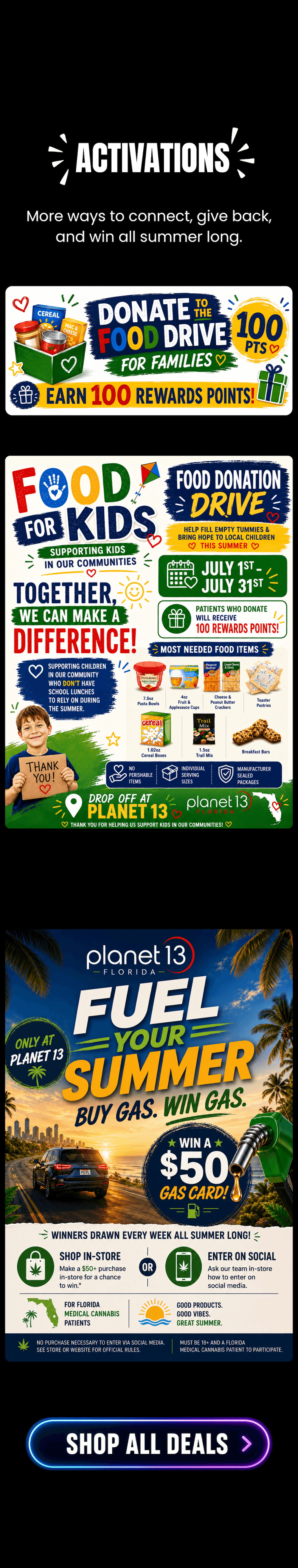Planet 13 Featured Campaign Deals - Cannabis deal image