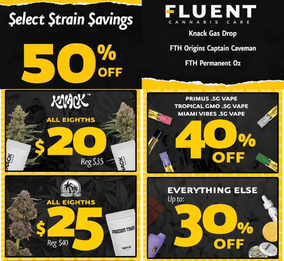 50% Off Select Strains & More - Cannabis deal image