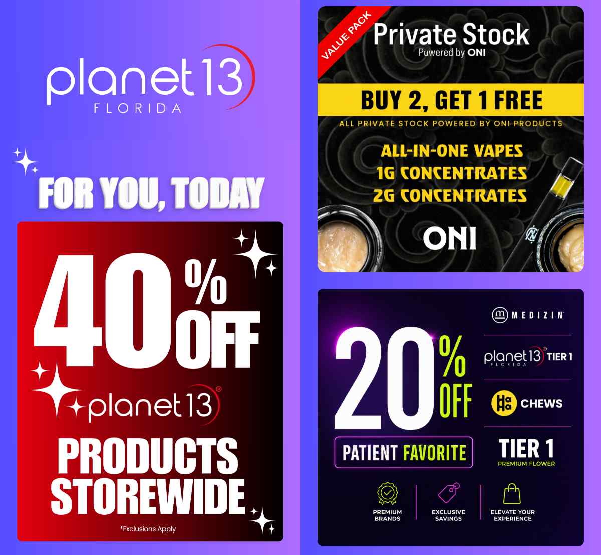 Storewide Discounts & Buy 2 Get 1 Free - Cannabis deal image