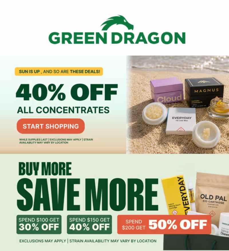 Big Savings on Concentrates & Spend More, Save More! - Cannabis deal image
