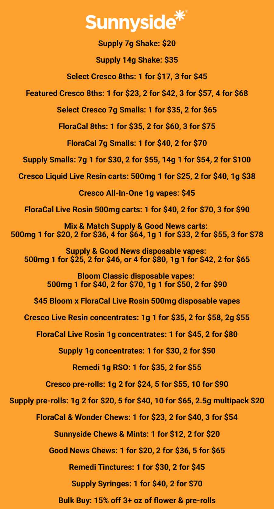 Shake, Small Batch, & Bulk Flower Deals - Cannabis deal image