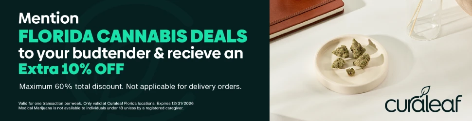 Mention Florida Cannabis Deals for Extra 10% Off - Cannabis deal image