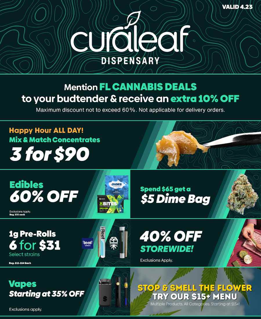 Mix & Match Concentrates, 60% Off Edibles, & More! - Cannabis deal image