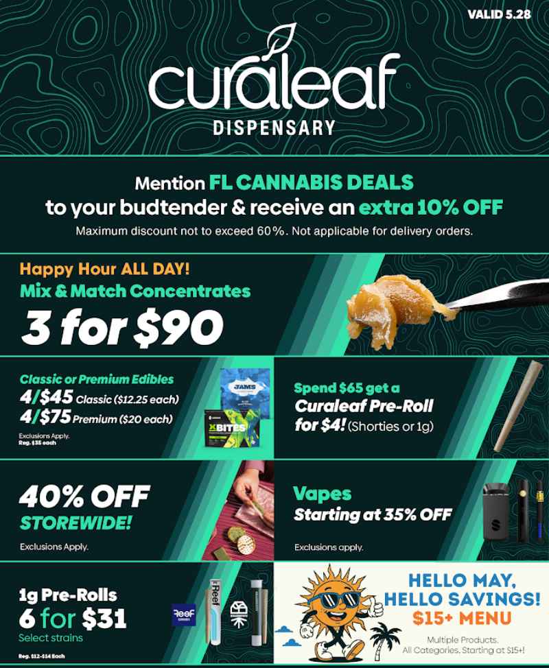 Mix & Match Concentrates, Storewide Discounts & More - Cannabis deal image