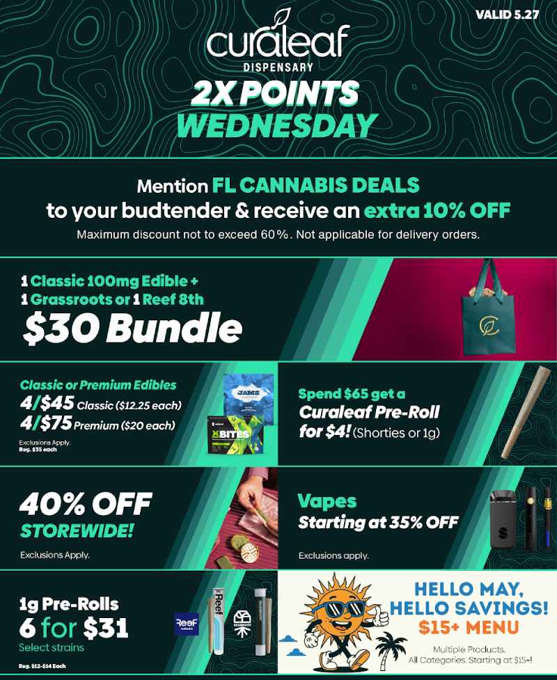 Double Points Wednesday & Storewide Savings! - Cannabis deal image