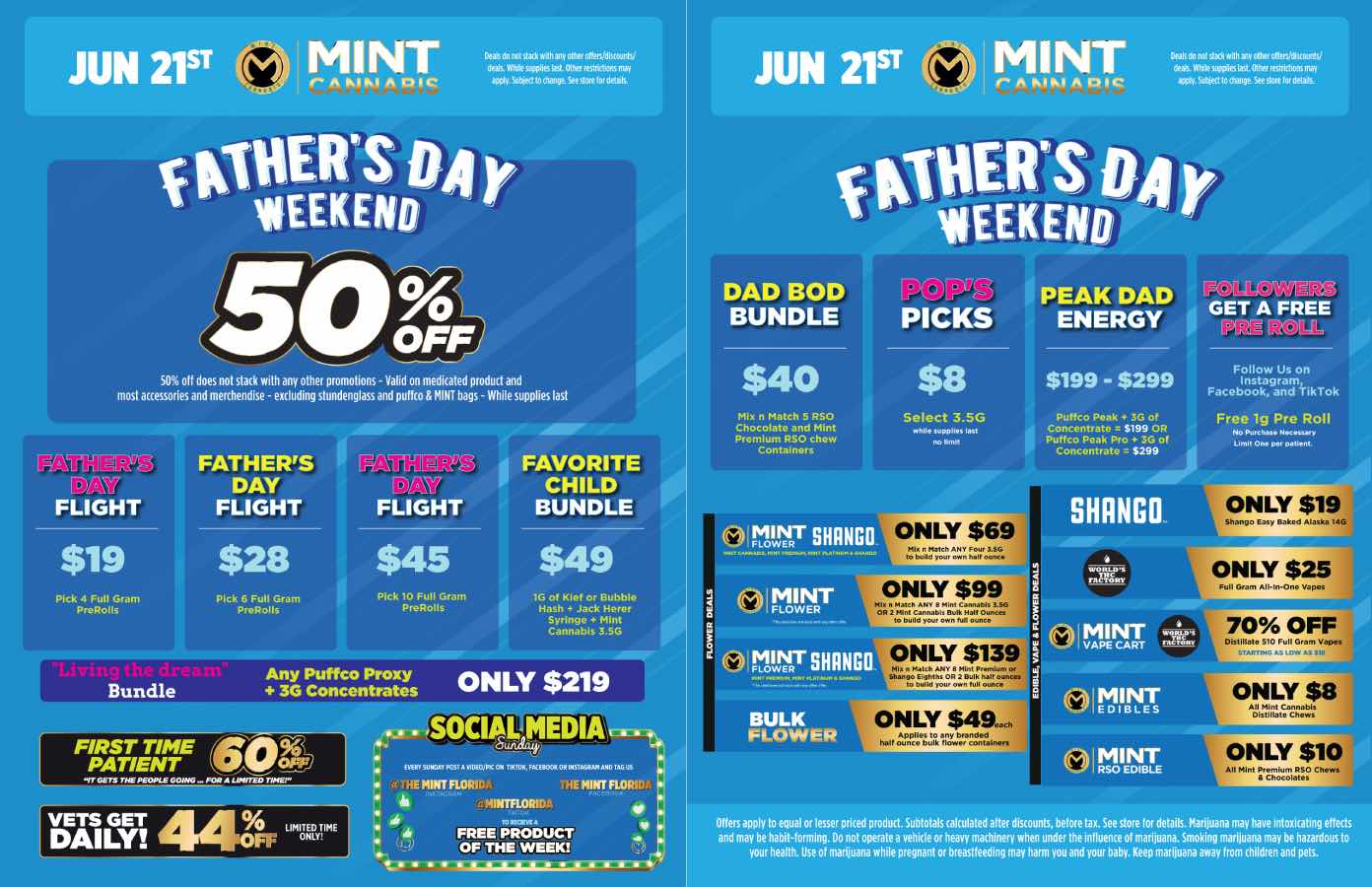 Father's Day Weekend Deals & Daily Specials - Cannabis deal image
