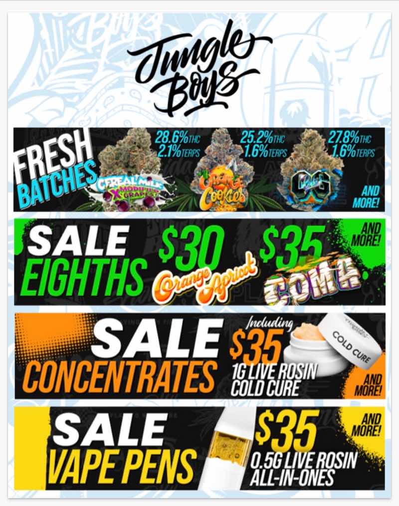 Fresh Batches, Eighths, Concentrates & Vape Pens on Sale - Cannabis deal image