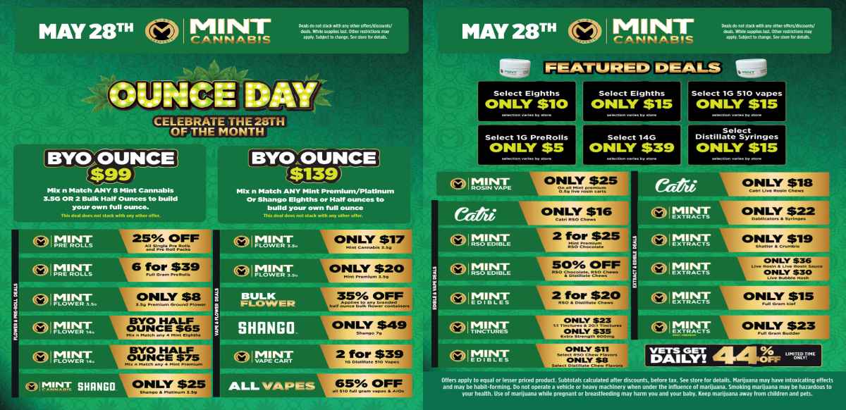 Ounce Day Deals & Daily Discounts - Cannabis deal image