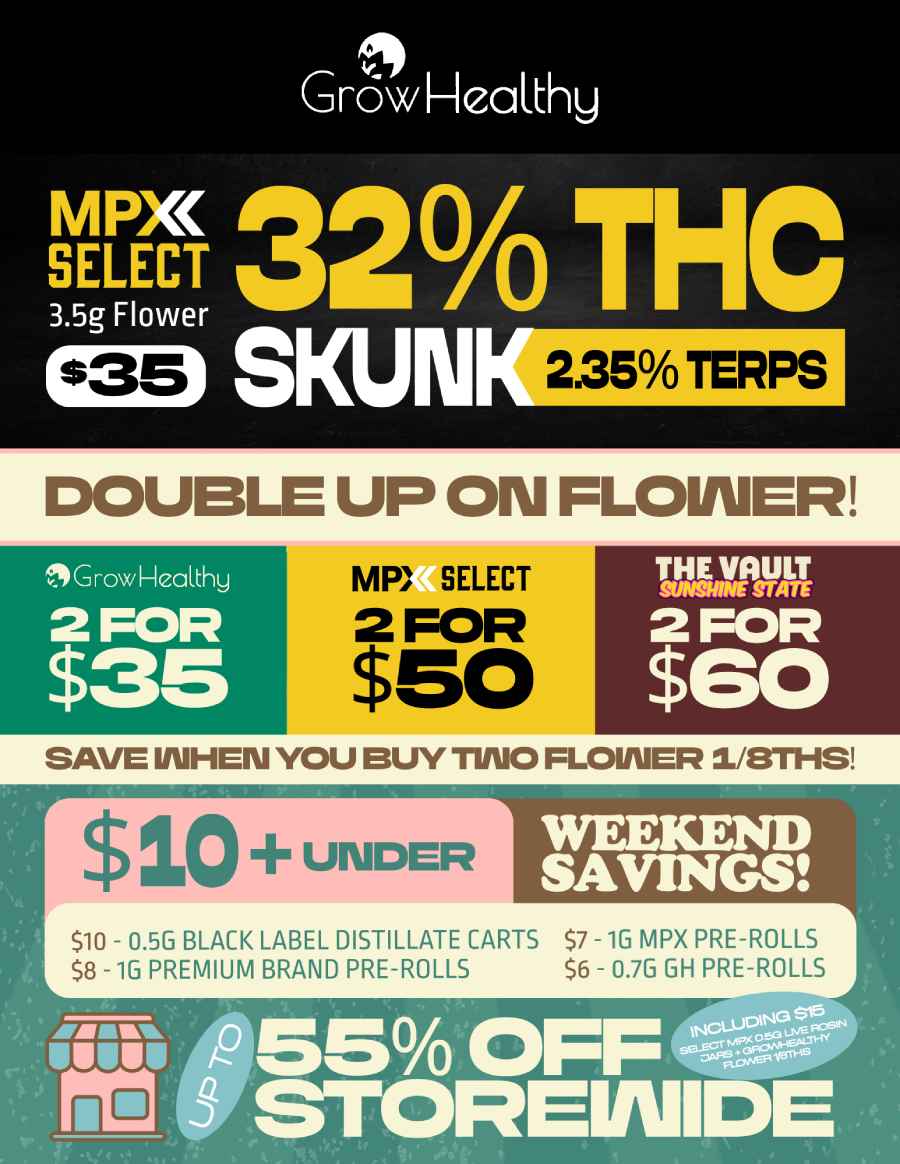 Flower Deals & Storewide Savings - Cannabis deal image