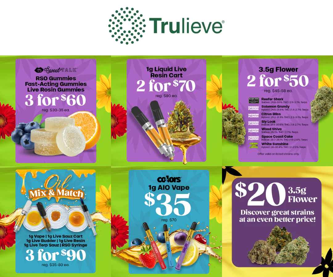 Gummies, Vapes, Flower & More Deals - Cannabis deal image