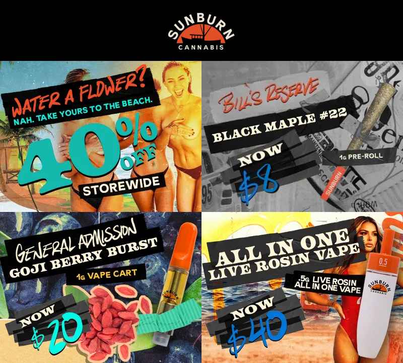 40% Off Storewide & Daily Deals - Cannabis deal image