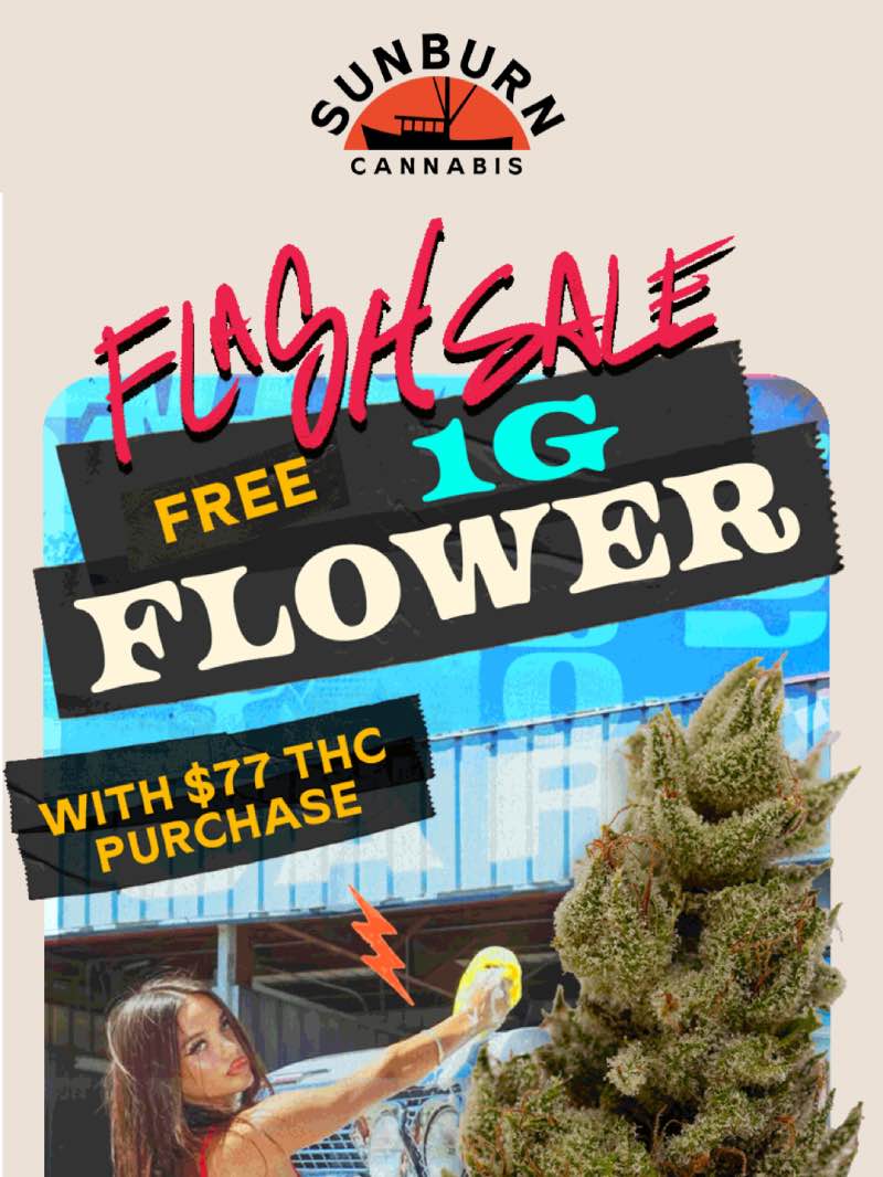 Flash Sale: Free 1g Flower - Cannabis deal image