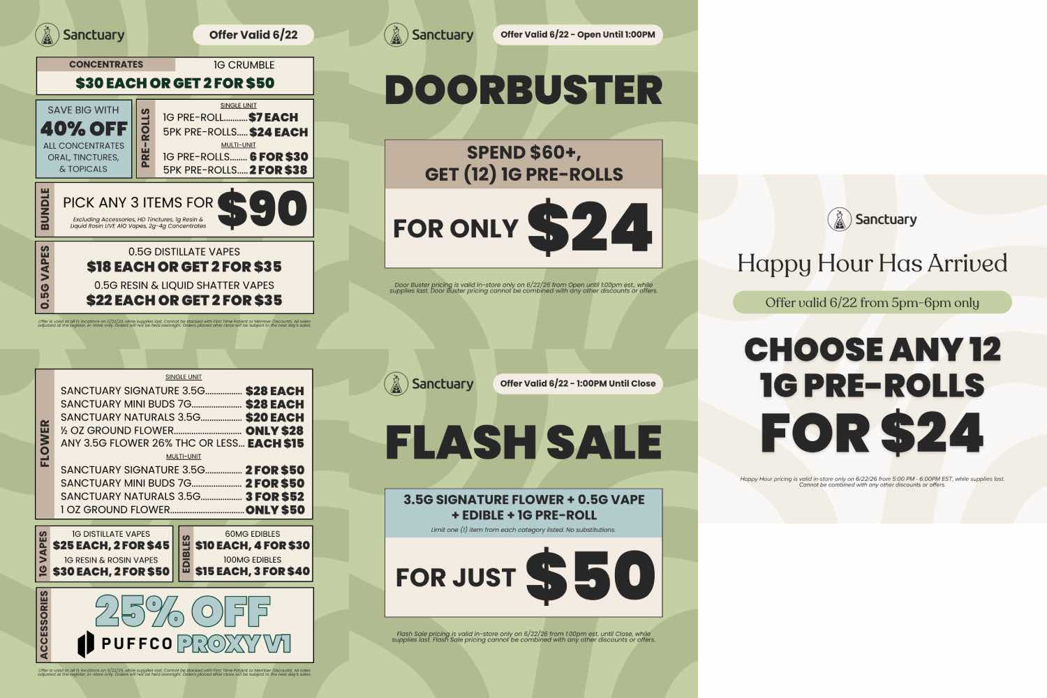 Doorbuster, Flash Sale & Happy Hour Deals - Cannabis deal image