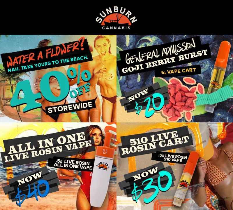 Storewide 40% Off & Vape Deals - Cannabis deal image