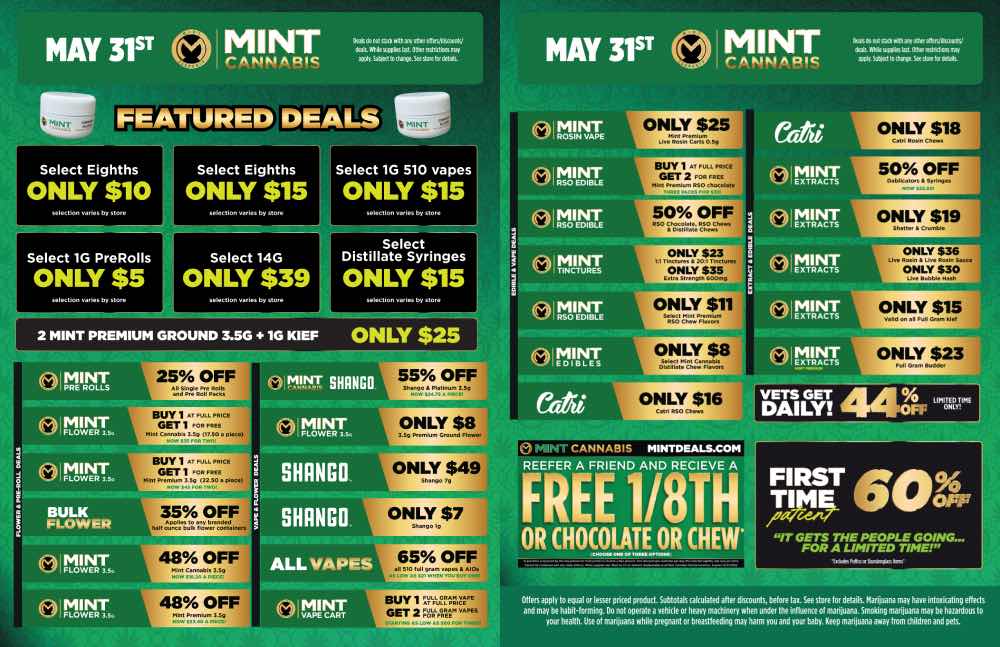 Featured Deals & Daily Discounts - Cannabis deal image