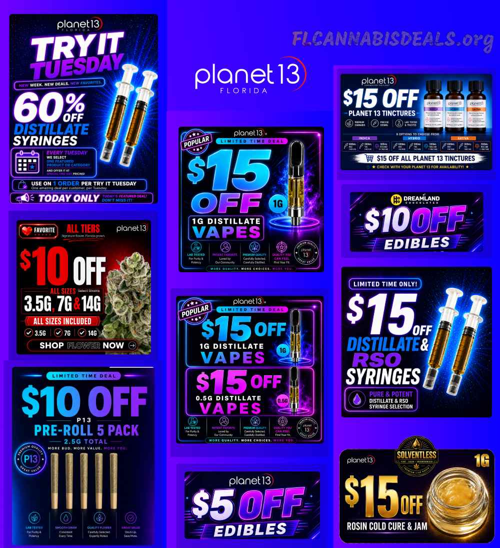 Distillate Syringes, Vapes, Flower & More Deals - Cannabis deal image