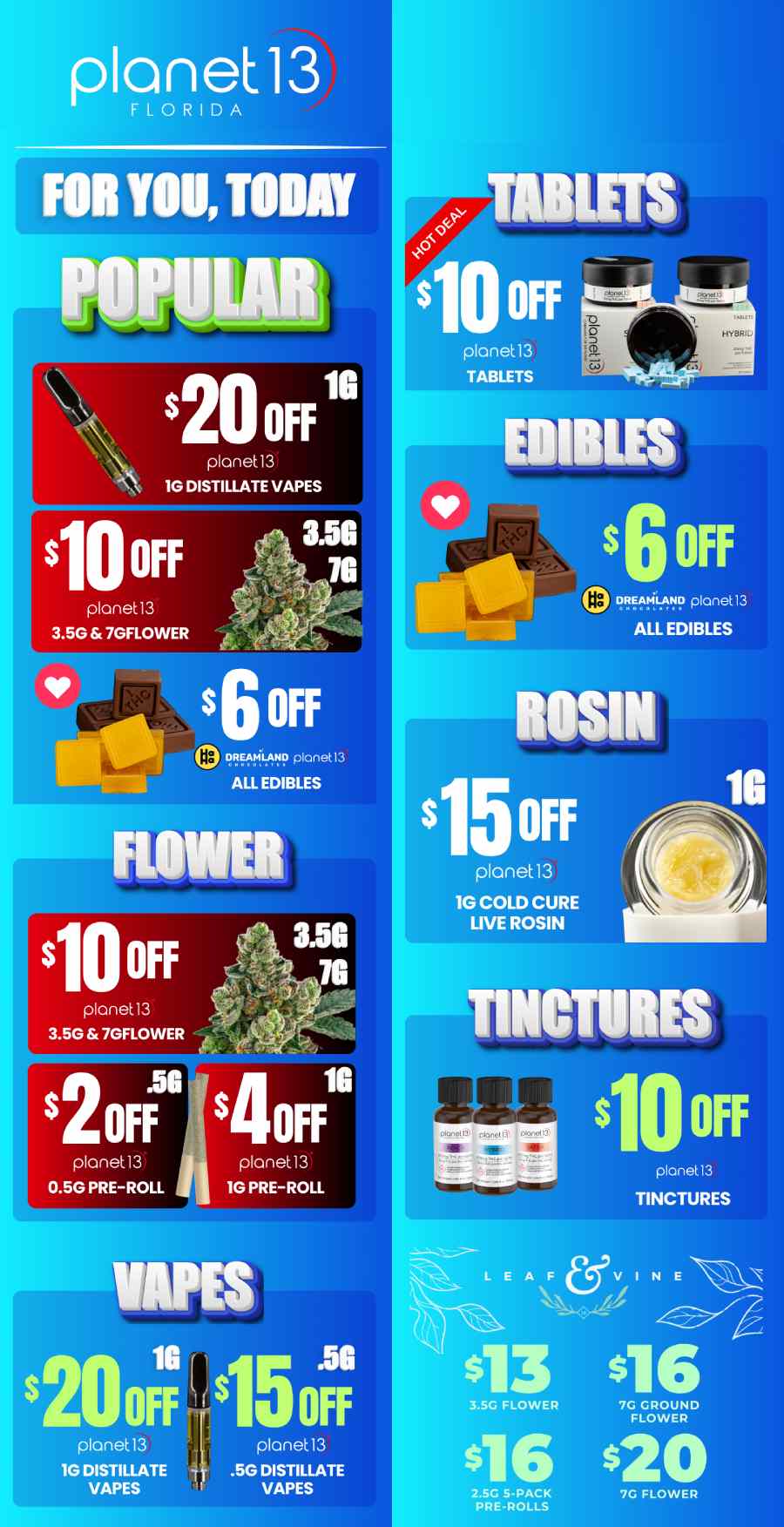 Daily Deals on Flower, Vapes, and More! - Cannabis deal image