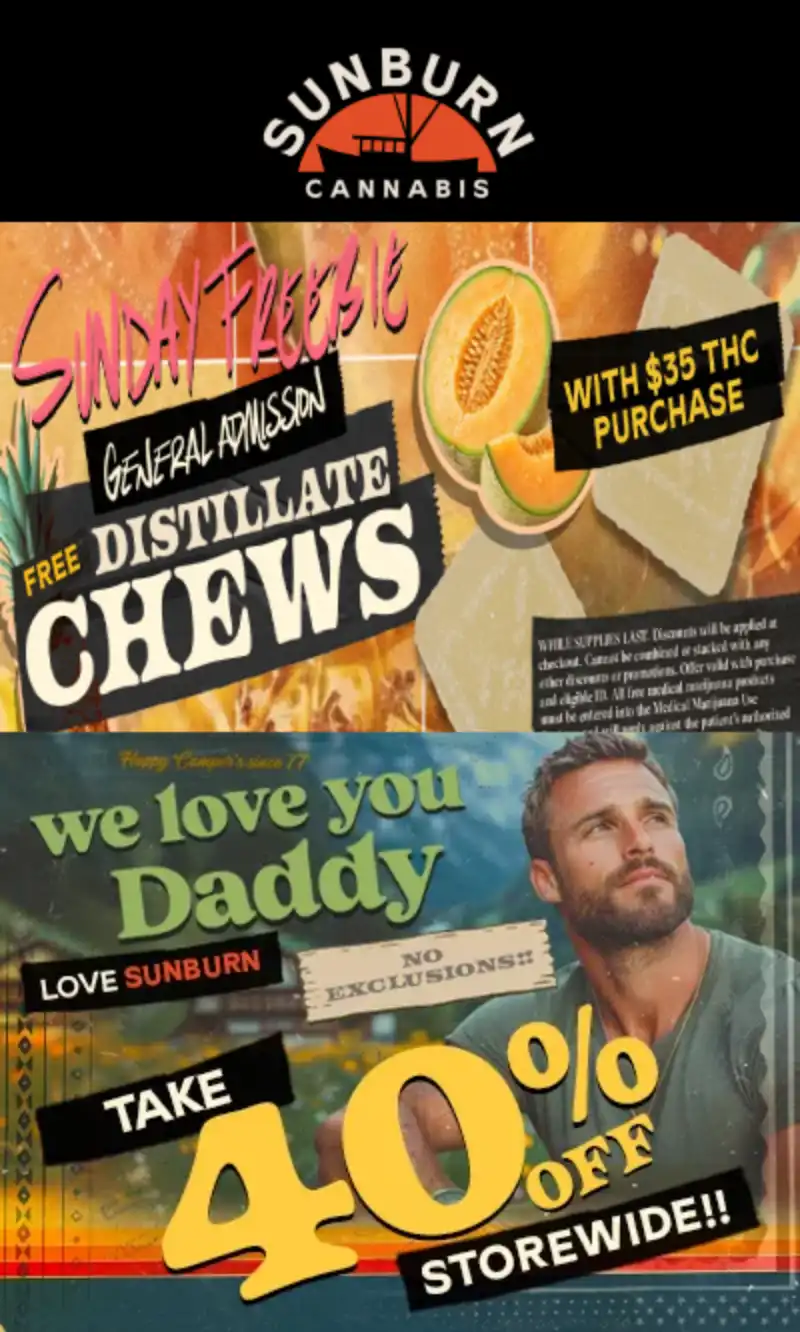 Sunday Freebie & 40% Off Storewide! - Cannabis deal image